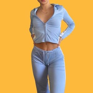 LIGHT BLUE TRACKSUIT